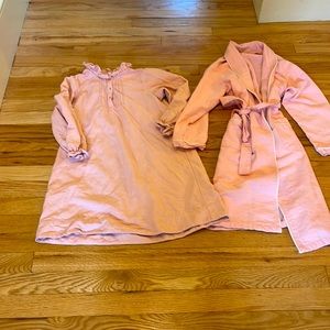 Petite plume night gown and dress